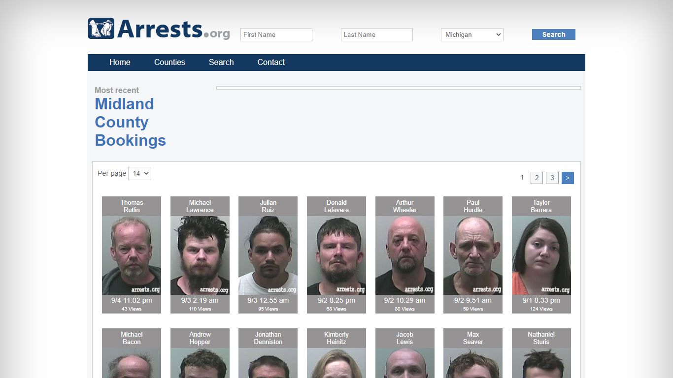 Midland County Arrests and Inmate Search